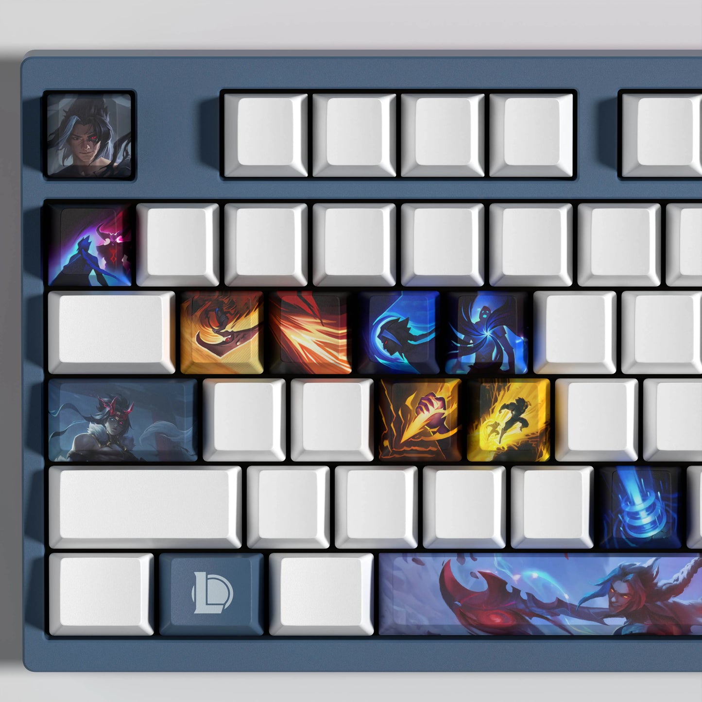 Kayn Theme Keycaps – 14-Piece Artisan Set for MX Keyboards