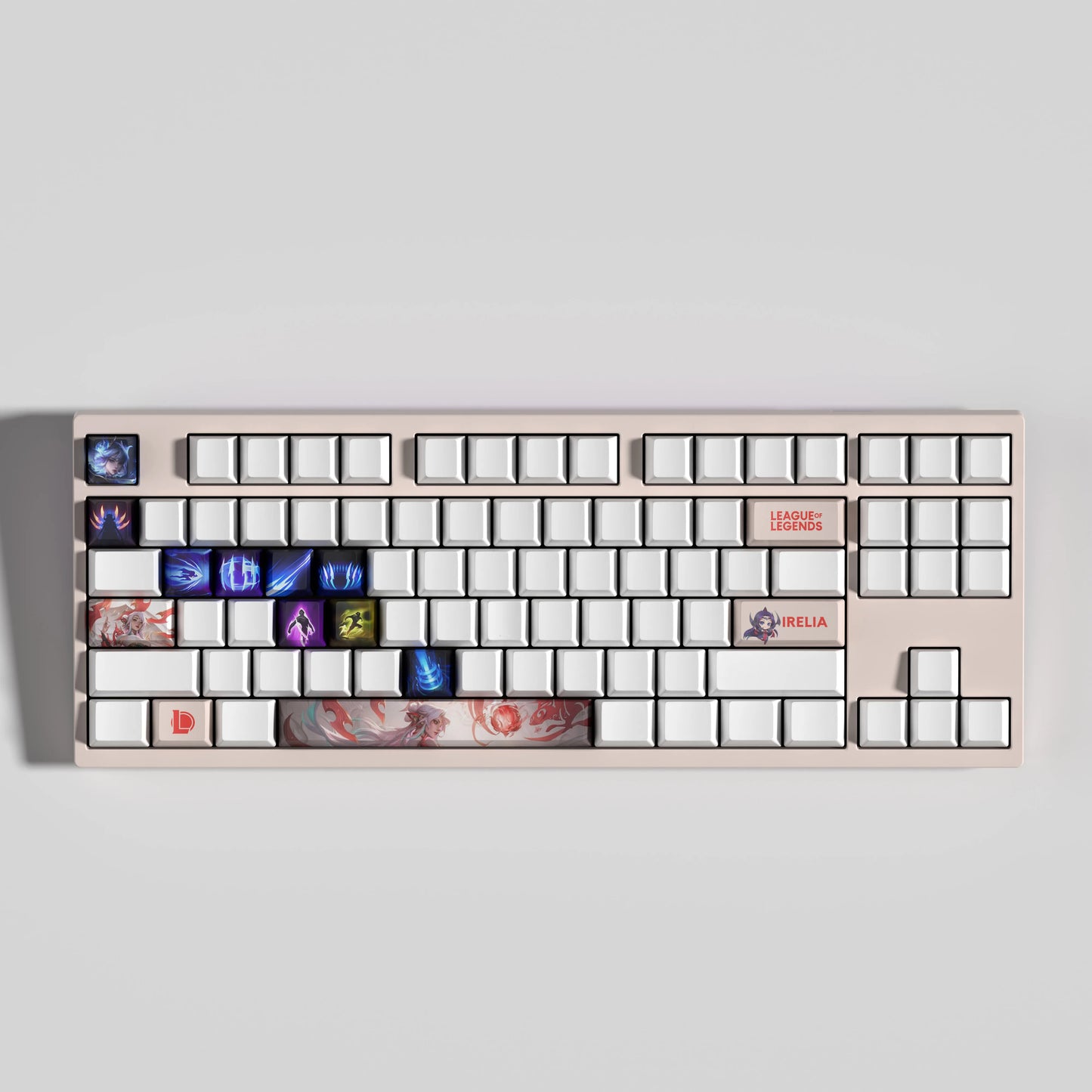 Irelia Theme Keycaps – 14-Piece Artisan Set for MX Keyboards