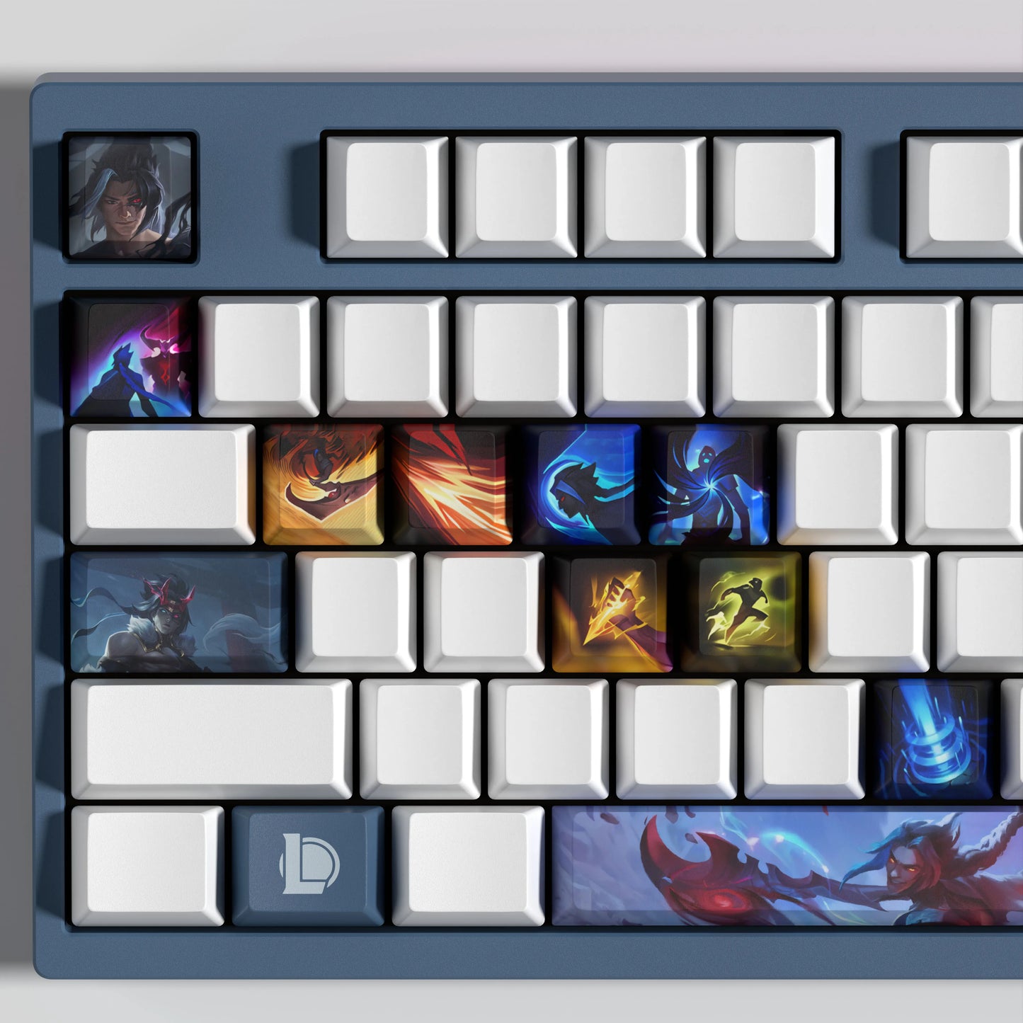 Kayn Theme Keycaps – 14-Piece Artisan Set for MX Keyboards