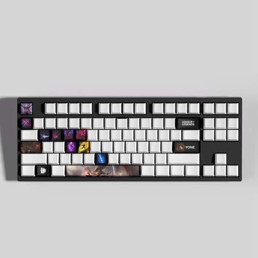 Yone Theme Keycaps – 14-Piece Artisan Set for MX Keyboards