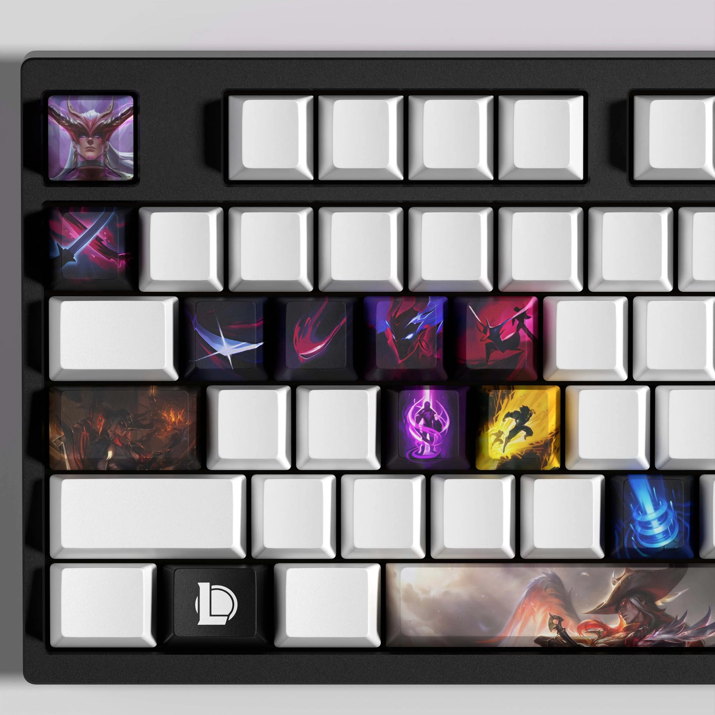 Yone Theme Keycaps – 14-Piece Artisan Set for MX Keyboards