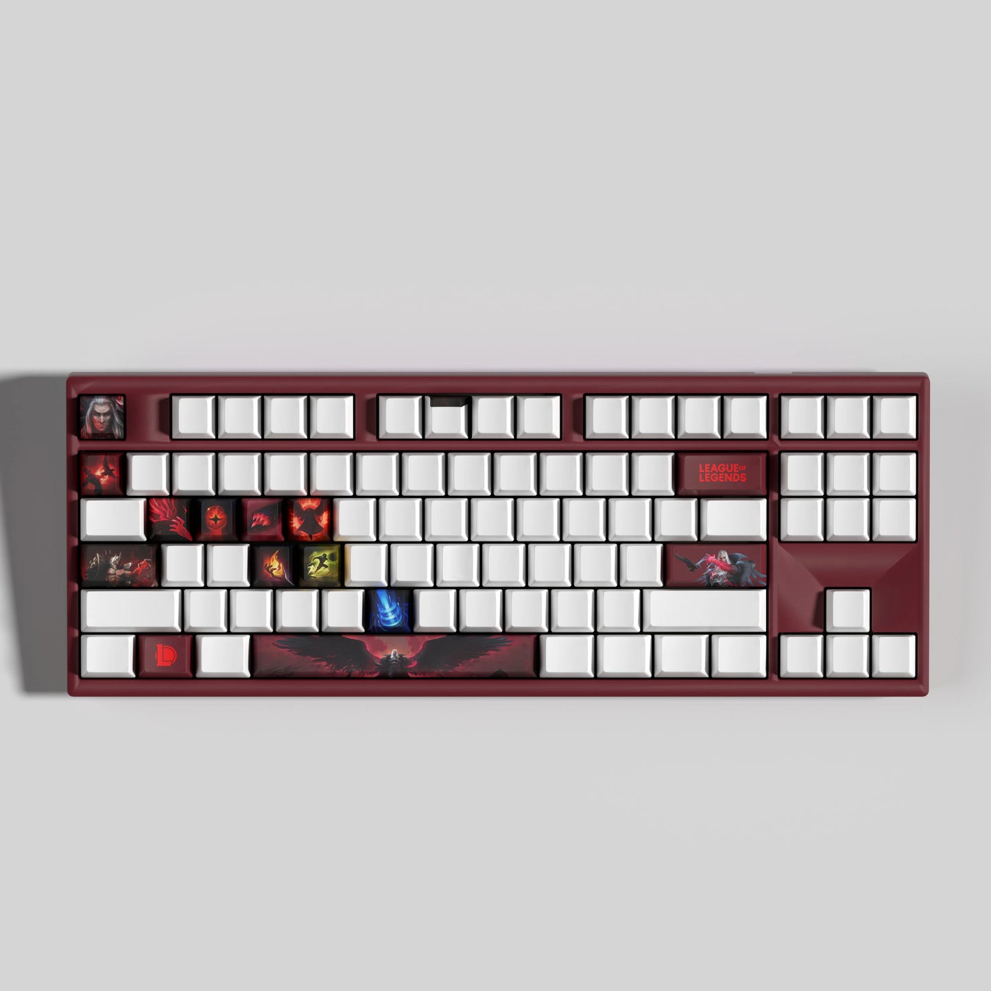Swain Theme Keycaps – 14-Piece Artisan Set for MX Keyboards