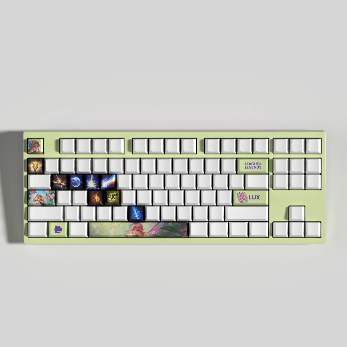 Lux Theme Keycaps – 14-Piece Artisan Set for MX Keyboards