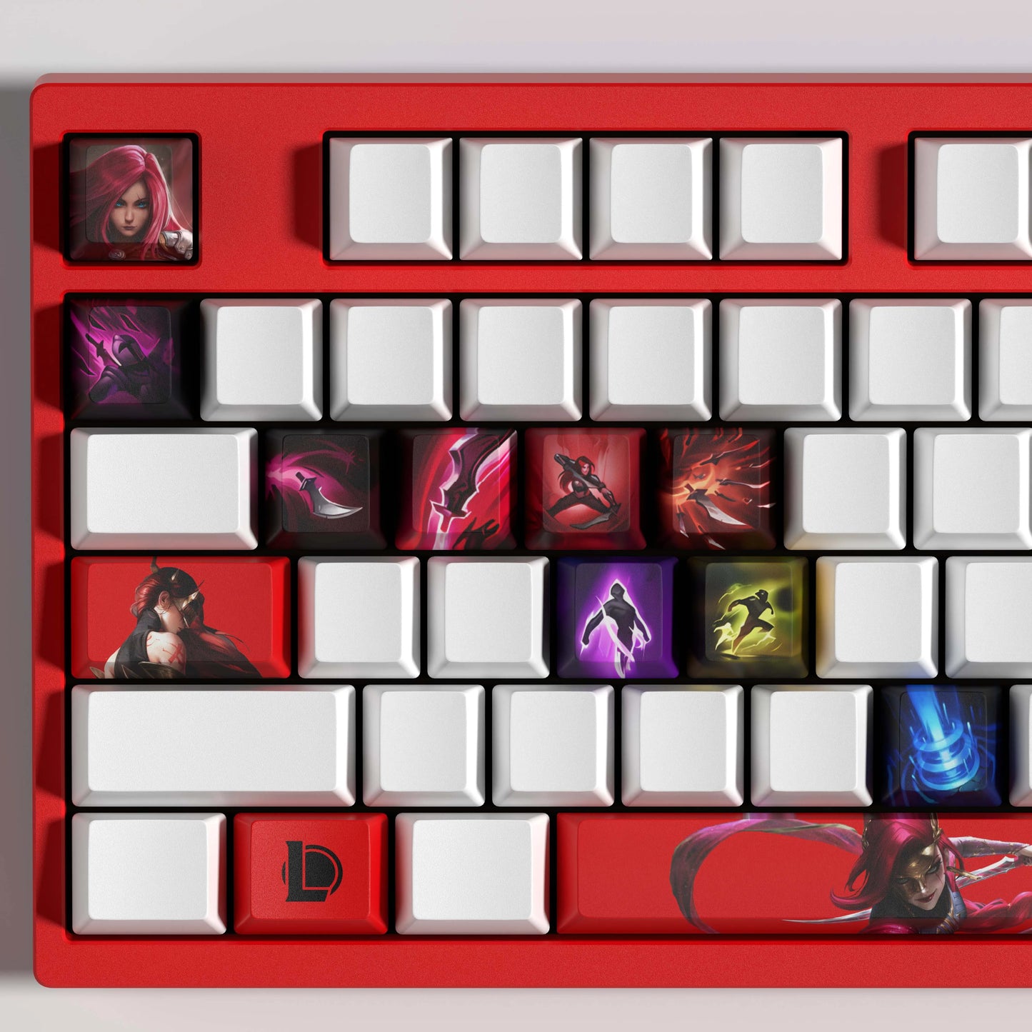 Katarina Theme Keycaps – 14-Piece Artisan Set for MX Keyboards