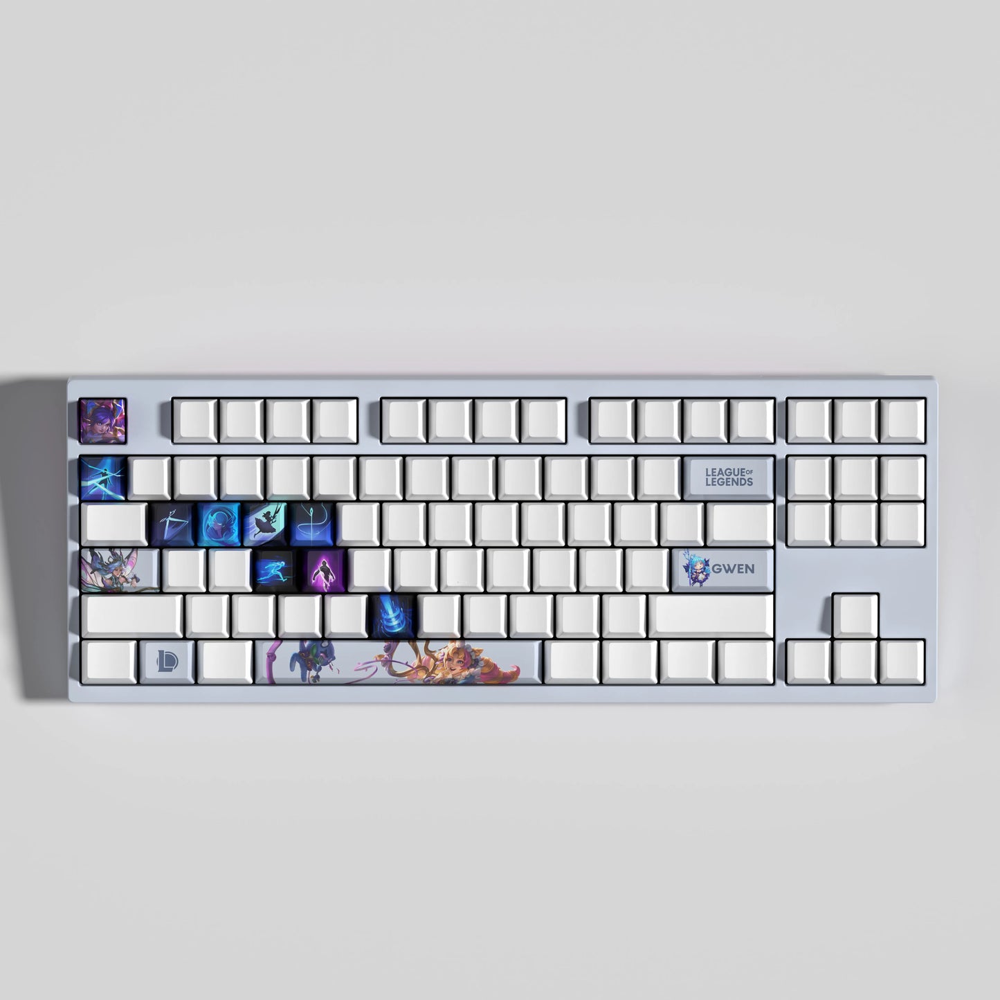 Gwen Theme Keycaps – 14-Piece Artisan Set for MX Keyboards
