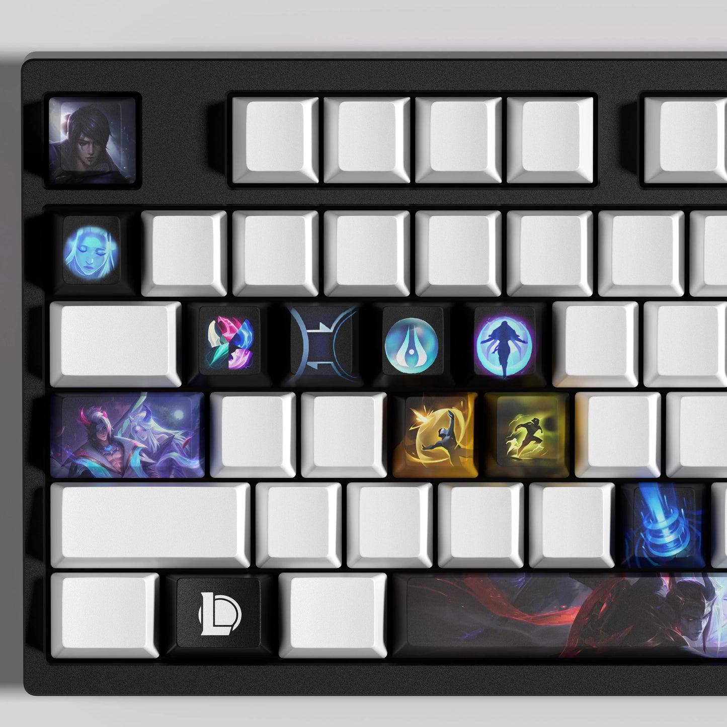 Aphelios Theme Keycaps – 14-Piece Artisan Set for MX Keyboards